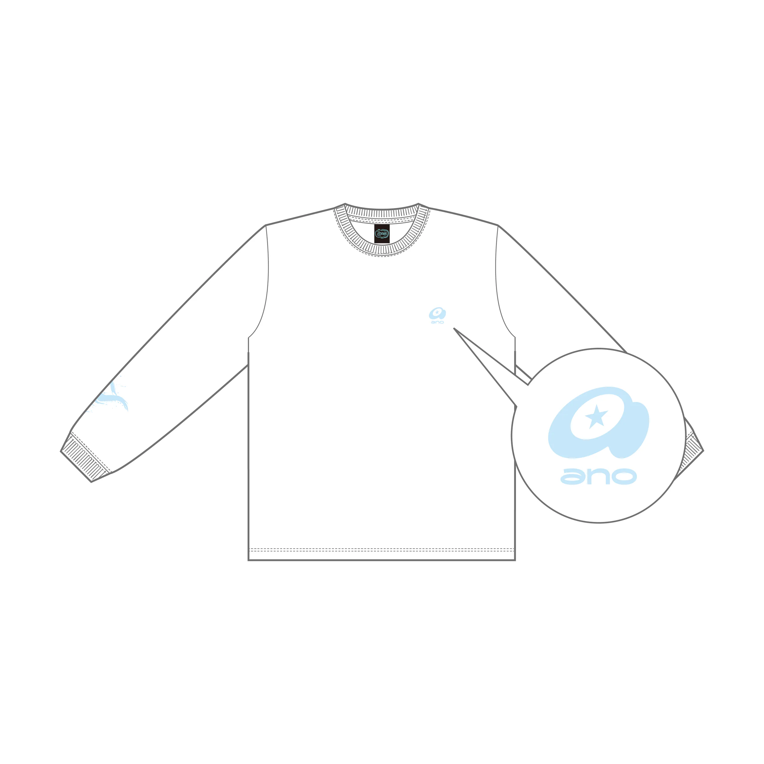 ANO’S THREE HEROES LONG SLEEVE T-SHIRT