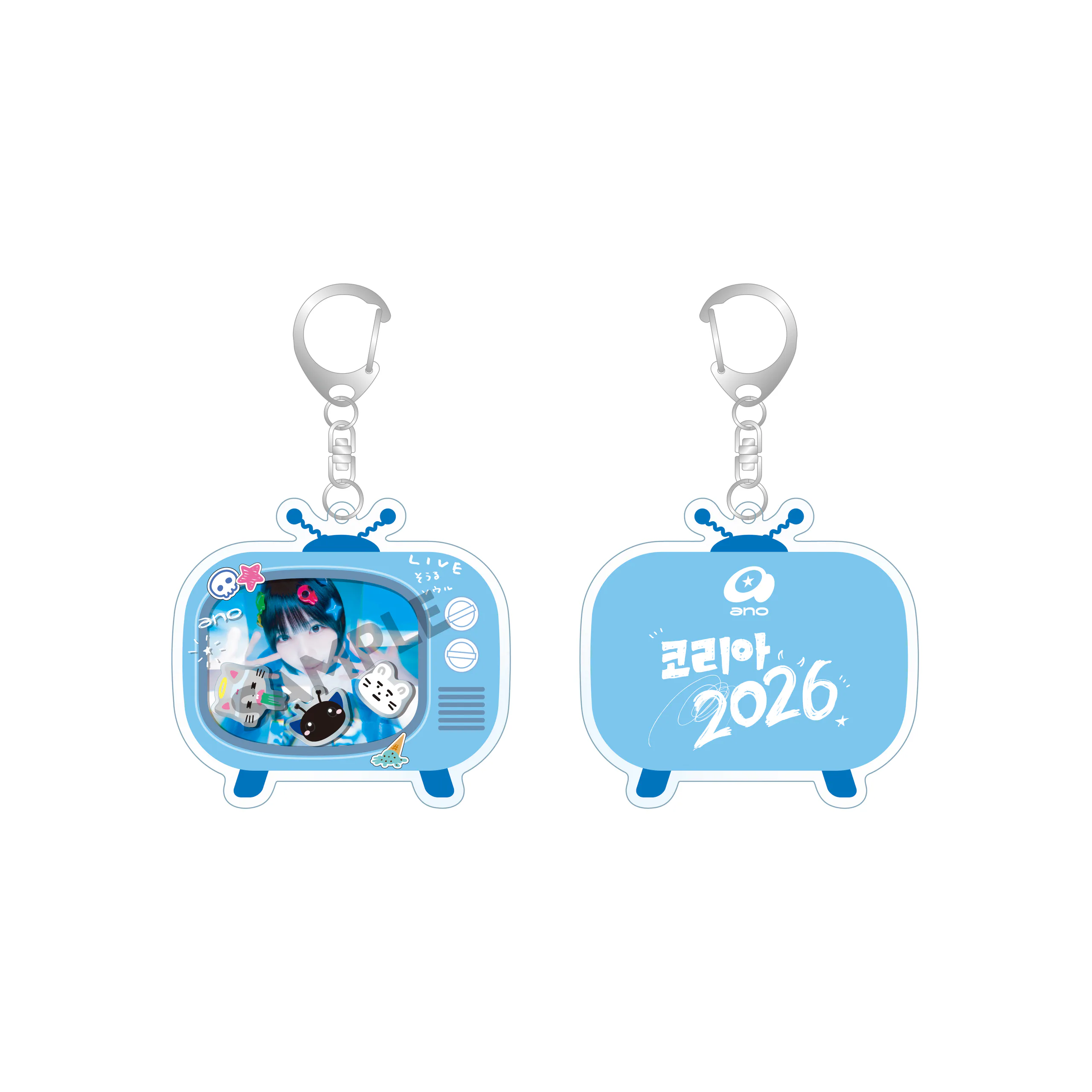 “ano LIVE in SEOUL, KOREA 2026” TV SHAKER KEYCHAIN